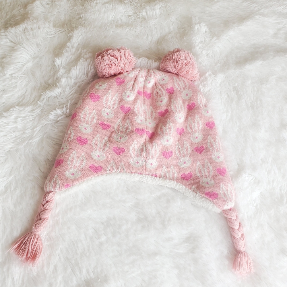 Pink winter hat 2-4 T Beautiful and warm